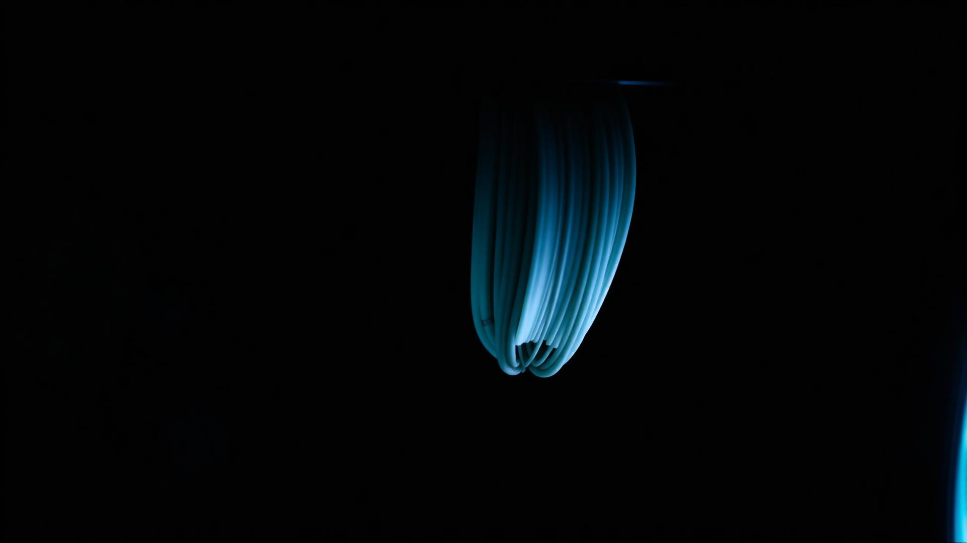 Close-up of an FDM 3D printer extruding filament